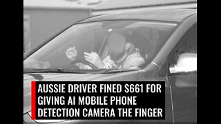 The Man who was fined 600+ plus $ for flipping the bird at an AI Camera