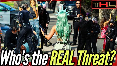 60 LAPD Officers Deployed to Mayor Karen Bass's House to Harass 9 Peaceful Protestors, THL was There