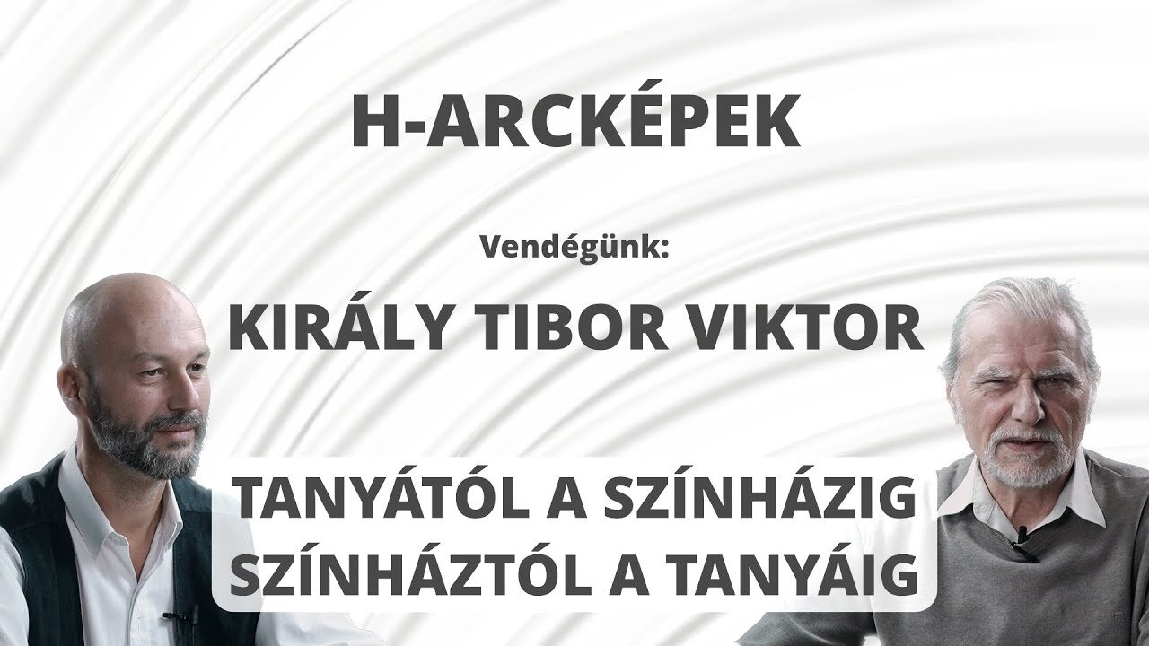 TANYÁTÓL A SZÍNHÁZIG SZÍNHÁZTÓL A TANYÁIG - Vendégünk: Király Tibor Viktor