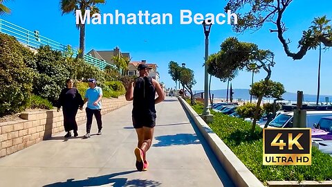 Amazing views in Manhattan Beach, California in 4K