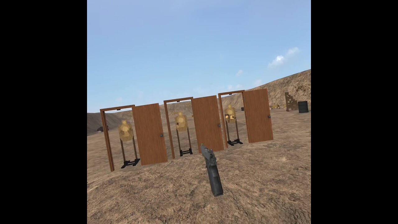 VR Training: Slice the Pie , Threat Recognition and Transition Shooting