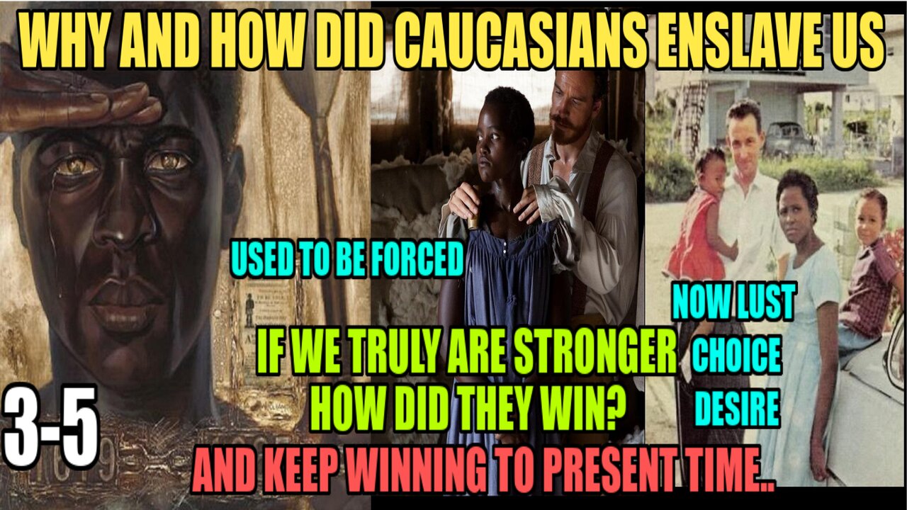 Why And How Were The Caucus People Able To Enslave The Afro People 3-5