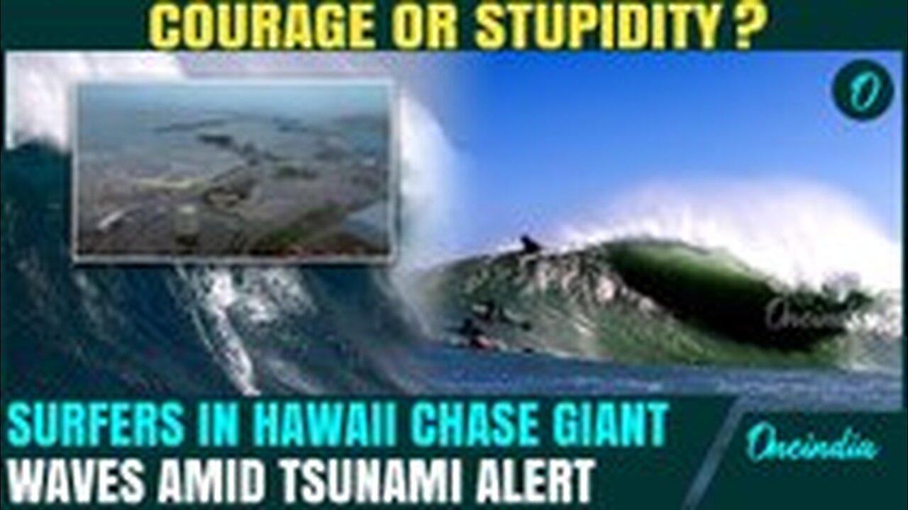 TSUNAMI STRIKES HAWAII: Surfers IGNORE Police Warnings as Megaquake Sparks Chaos Across Pacific
