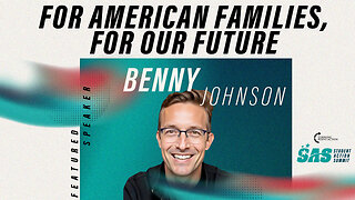 WHOLESOME: Benny Johnson brings his family out on stage. This is why we fight fight FIGHT!