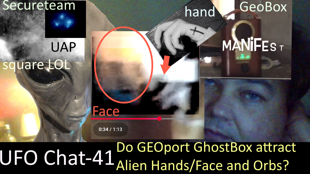 UFO Chat with Paul -41 GeoPort attracting Orbs Alien ghost hands and faces + UAP vids analyzed