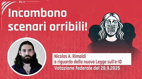 L'e-ID è un elemento chiave per il futuro della sorveglianza e del controllo!