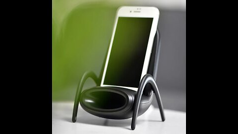 3-in-1 Wireless Charger, Amplifier& Phone Holder, Fast Wireless Charging, 10W Power,for Home &Office