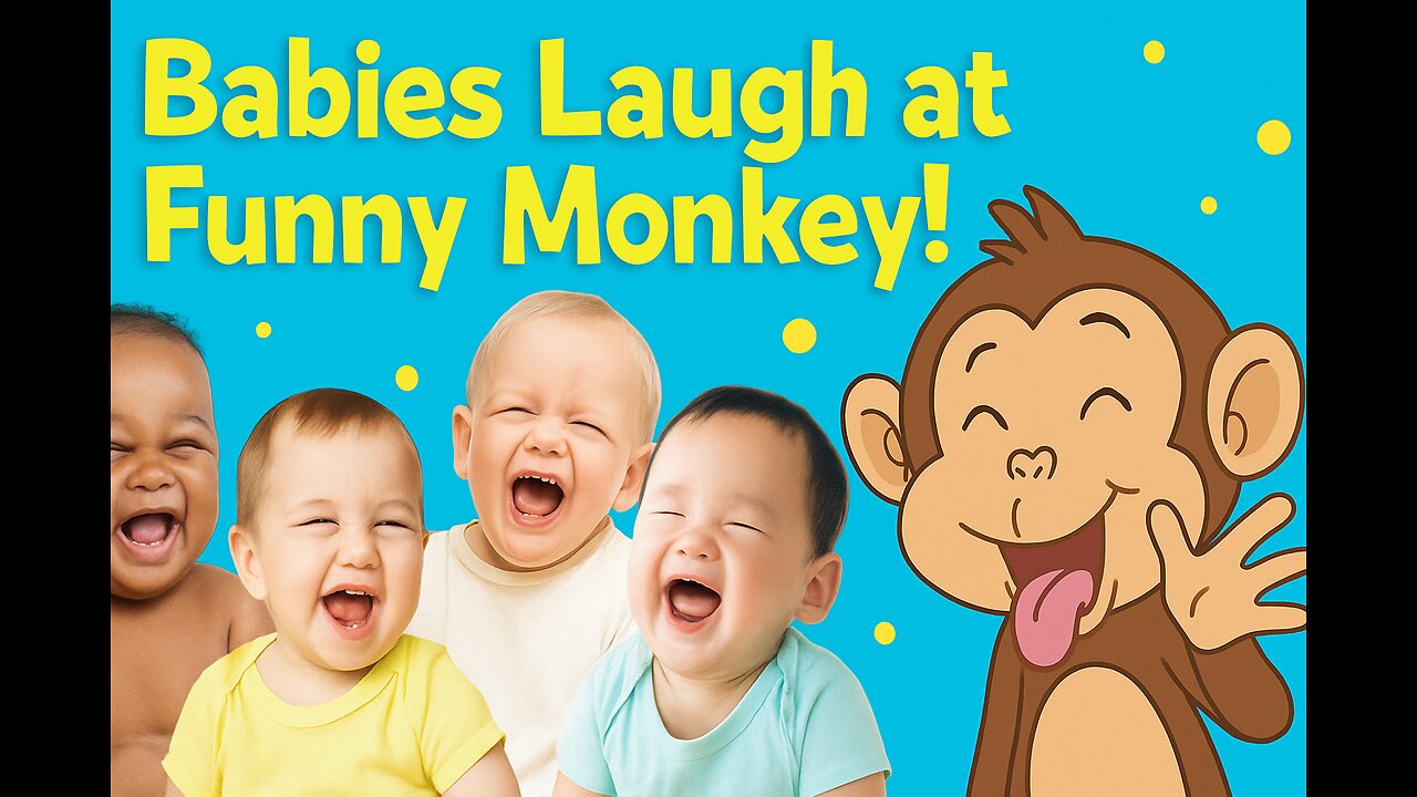 Baby Reactions to Funny Monkey Face – Pure Joy!"
