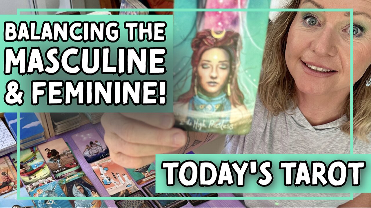 💫Today's Tarot: Balancing masculine & feminine - Reading for April 8th✨