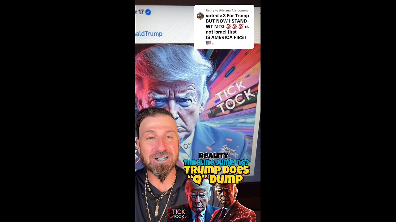 Trump does a Q Drop on Truth Social - Rambling about Timeline Jumping