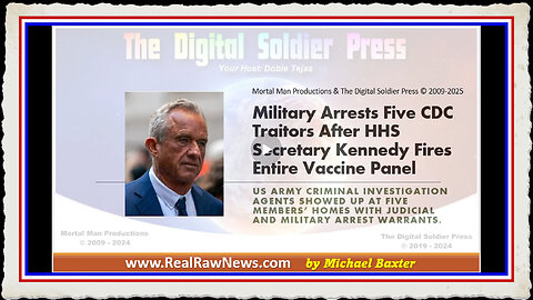 Military Arrests 5 CDC Traitors After HHS Secretary RFK Jr Fires the Entire Vaccine Panel