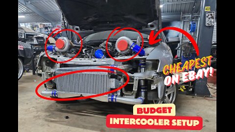 BUDGET TWIN TURBO INTERCOOLER SETUP