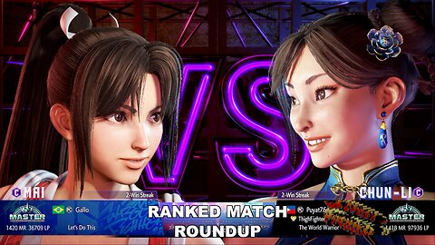Kuya Kalbo SF6 Ranked Roundup. Chun Li Master Rank [Hori Fight Stick]