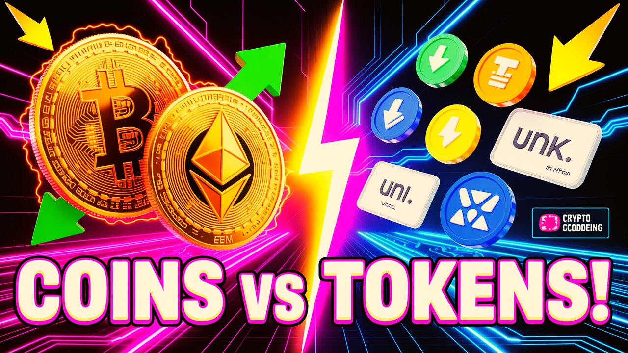 Coins vs Tokens The Ultimate Crypto Showdown! by CryptoDecodeing