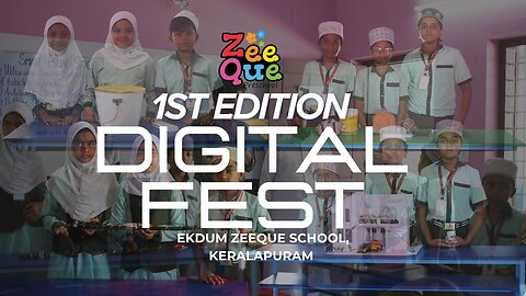 A Journey Into Early Tech Learning | EKDUM Zee Que School 1st Digital Fest 2025 | Cyber Square
