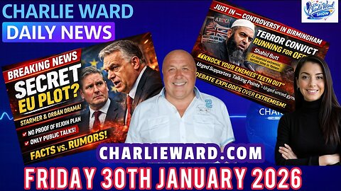 CHARLIE WARD DAILY NEWS WITH CHARLIE WARD & DREW DEMI FRI 30TH JANUARY 2026