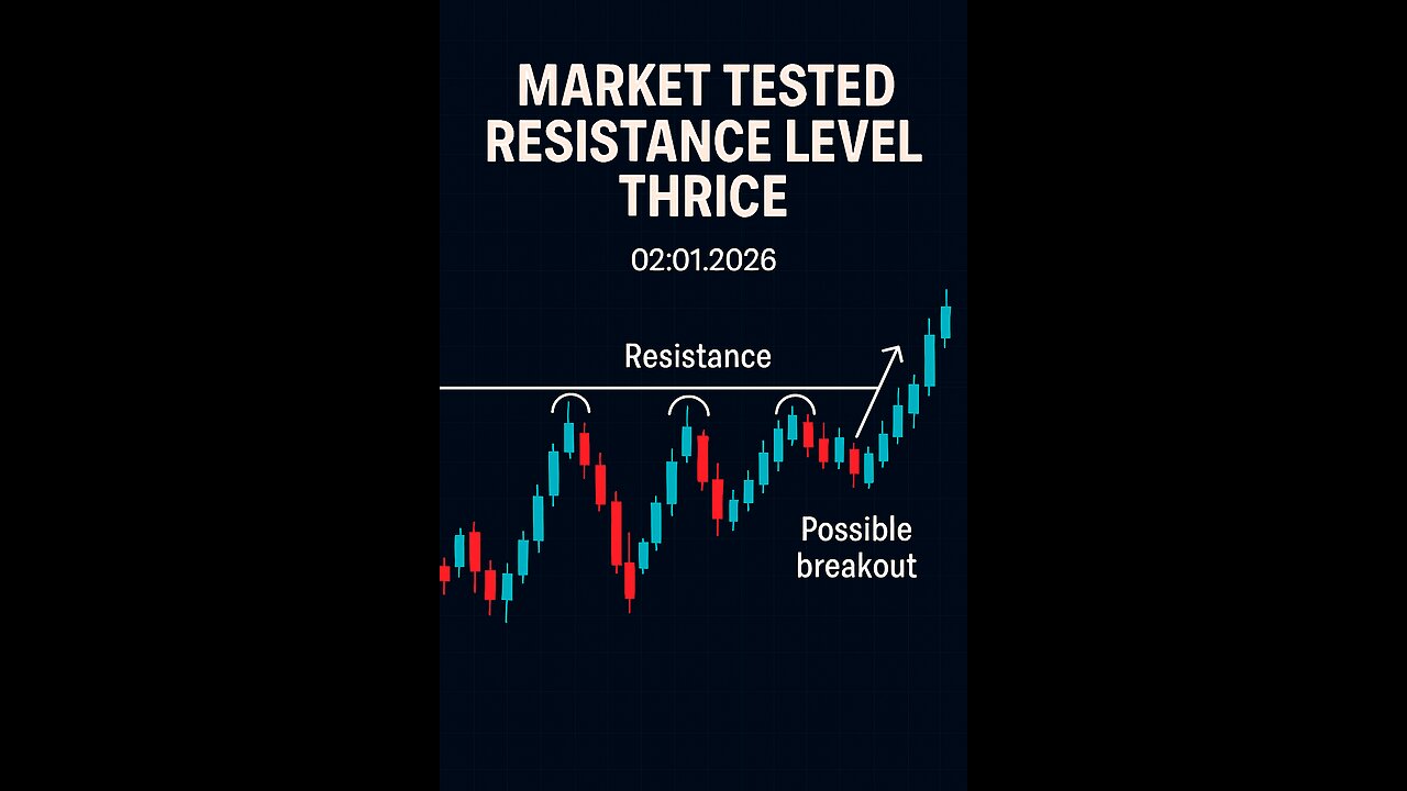 Nifty at top and tested resistance thrice