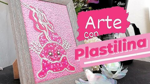 HAZ TU CUADRO de AJOLOTE con plastilina