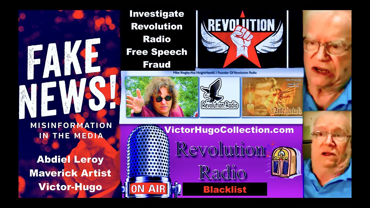 Abdiel LeRoy Victor Hugo Revolution Radio James Fetzer Expose Alt News Media Controlled Opposition