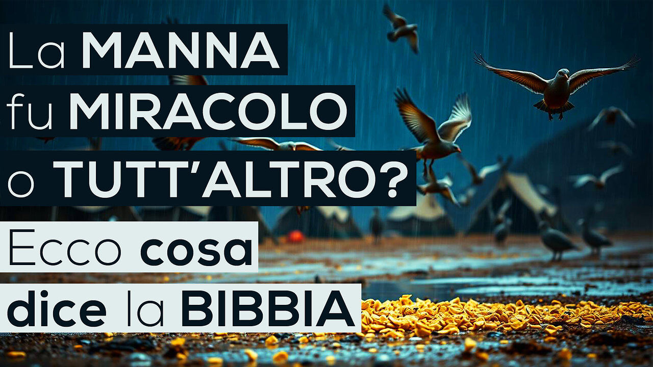 La MANNA fu MIRACOLO o TUTT'ALTRO? | Ecco cosa DICE la BIBBIA (Vangelo - Bibbia)