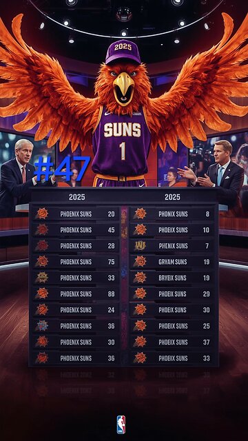 The general belief is that the Phoenix Suns will be selected in every 2025 NBA mock draft.
