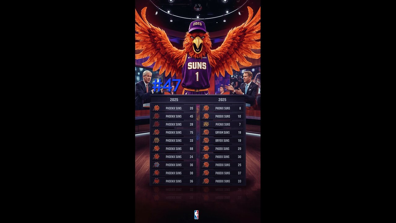 The general belief is that the Phoenix Suns will be selected in every 2025 NBA mock draft.