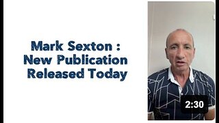 Mark Sexton : New Publication Released Today
