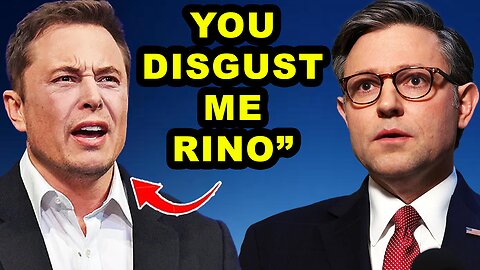Why Elon Musk Is FURIOUS with Mike Johnson and Trump Right Now
