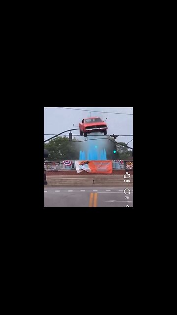 Hazzardous Stunt: General Lee Replica Soars Over City Fountain In Wild Video - Part 2