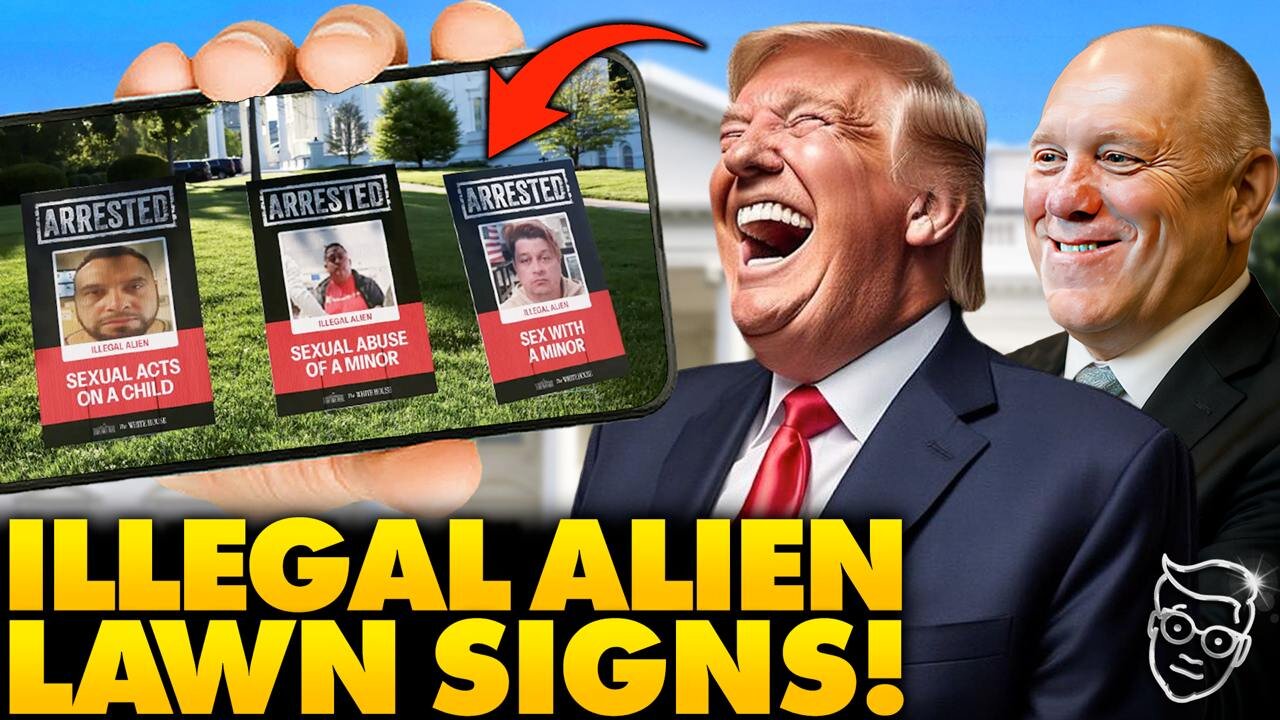 Trump Puts Illegal Alien MUGSHOTS on White House Lawn, TROLLS Media into UNHINGED On-Air Meltdowns
