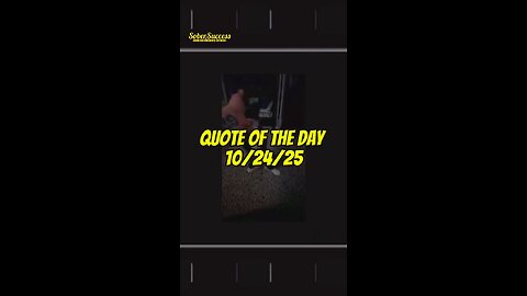 Daily Quote 📝 | 10/24/25 #MotivationalQuote #Sobriety #MorningQuote #SoberCoach #Quotes