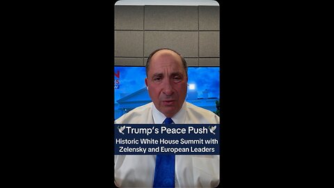 Trump’s Peace Push: Historic White House Summit with Zelensky and European Leaders
