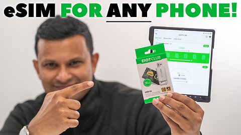 Get eSIM On ANY PHONE (Even Old Phones) With Eiotclub's eSIM Kit!