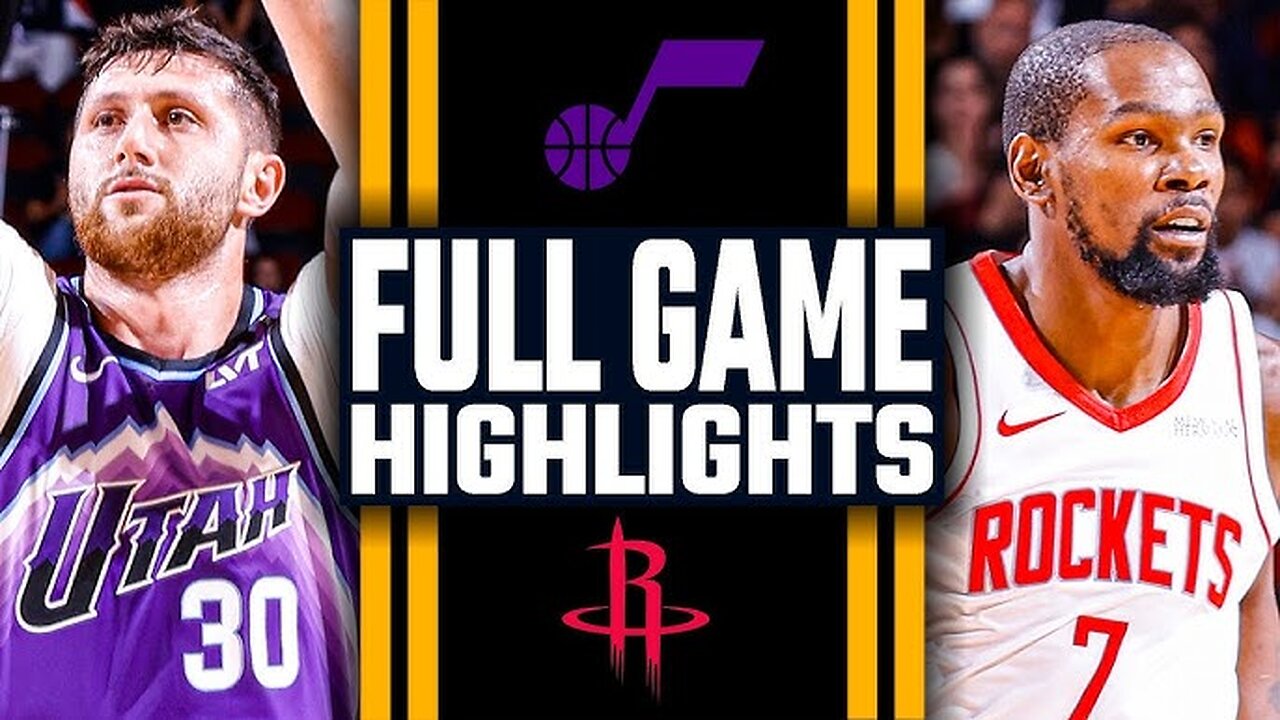 Utah Jazz vs Houston Rockets game highlights