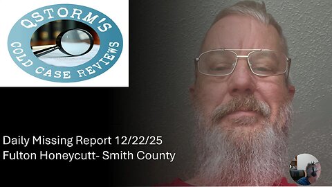 Cold Case Review/Fulton Honeycutt #fultonhoneycutt