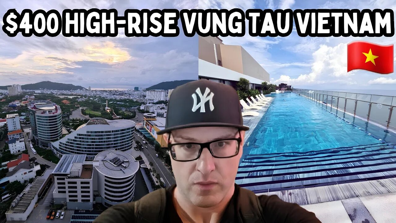 High-Rise Condo Living in Vung Tau for Under $400 – Full Tour! 🇻🇳🏝️