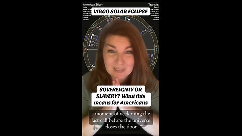 Sovereignty or Slavery? What this #Solar #Eclipse in #Virgo Means for Americans