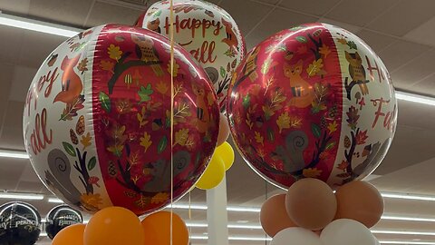Happy Fall Balloons from Safeway