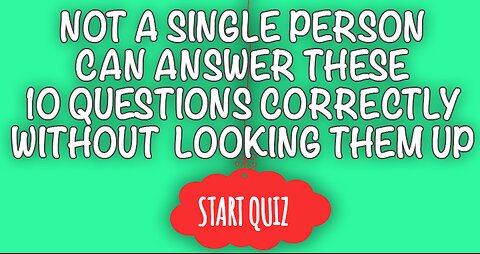 10 Challenging Questions