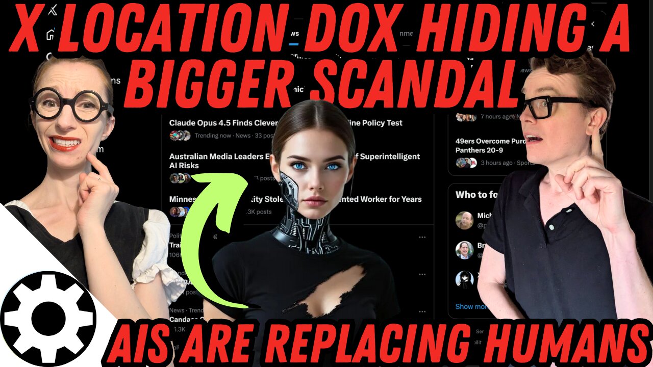 The X Location Dox Is Hiding A Much Bigger Story (AI is Quietly Replacing People)