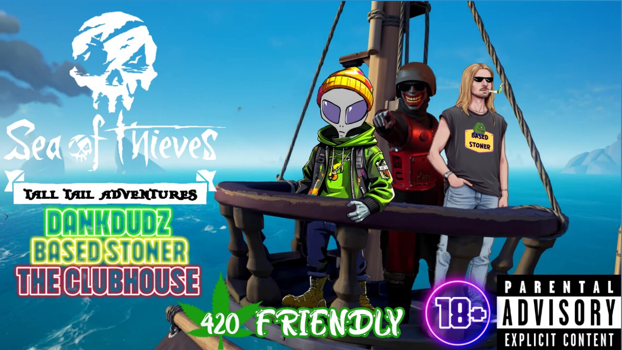 getting salty out on the sea of thieves with dank, wick and railroad