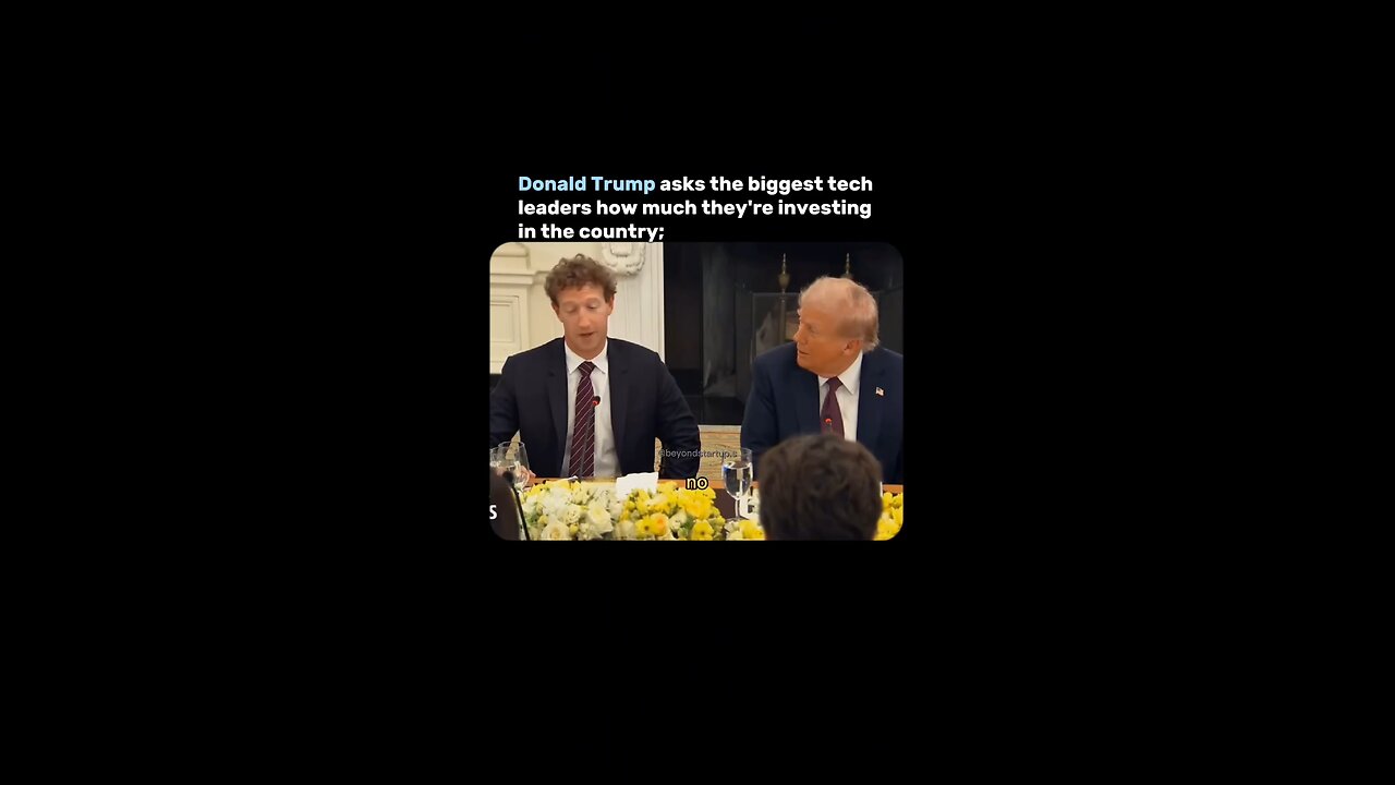Donald Trump meeting with all Business men