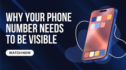 Why Your Phone Number Needs To Be Visible In Your Website | Marketing Minute