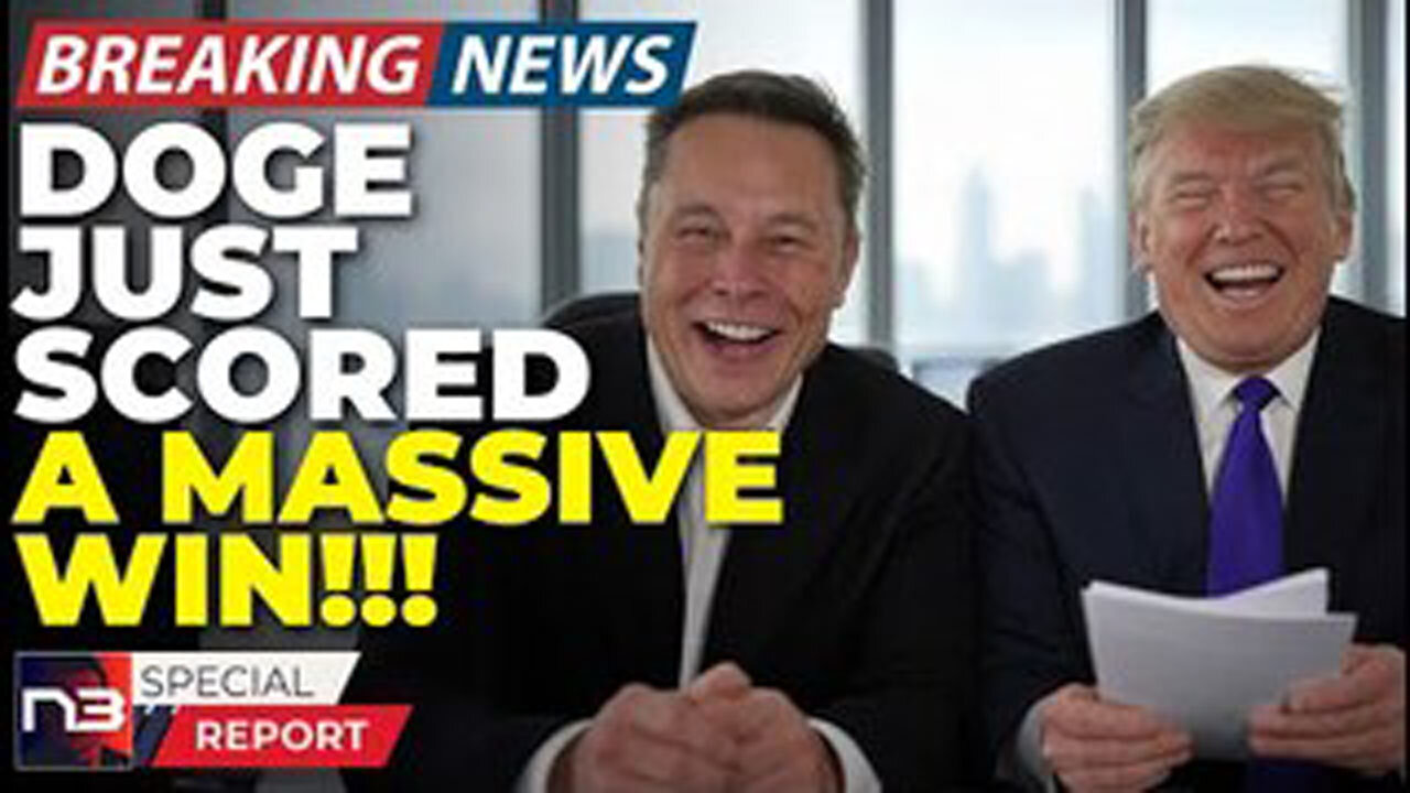 🚨BREAKING: TEAM DOGE JUST SCORED HUGE WIN NOW TRUMP AND MUSK HAVE MORE TO CELEBRATE!