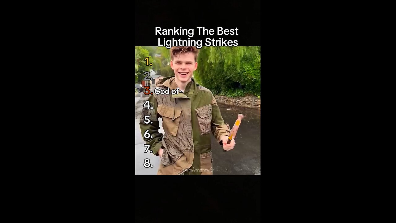 Best Lightning Strikes ⚡ | Perfectly Timed Moments Compilation 2025