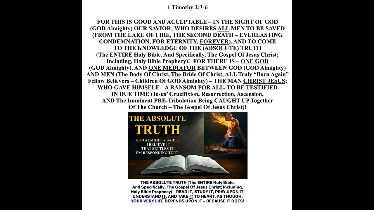 BY THE BLOOD OF JESUS CHRIST!