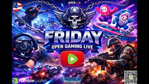 🎮🪂 FRIDAY OPEN GAMING: FORTNITE SOUTH PARK INVASION ➡ FALL GUYS ➡ iRACNG ➡ BF6 ➡ YT SURFING!