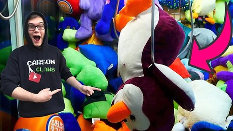 BIG Claw Machine Wins at the Arcade!