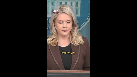 Karoline leavitte goes off after Reporter Asks for full release of Epstein Files