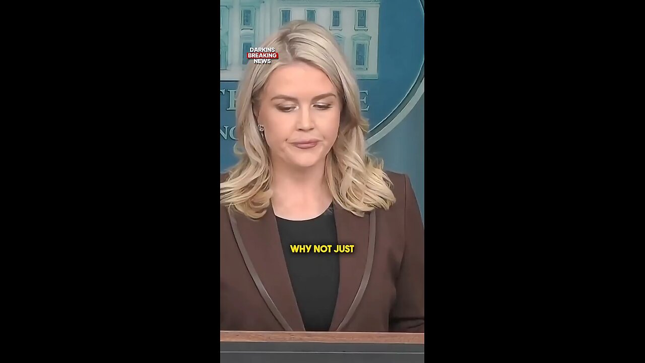 Karoline leavitte goes off after Reporter Asks for full release of Epstein Files